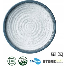 Small dessert plate, melamine, Brunner Tuscany, 21 cm