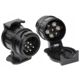 Trailer hitch socket adapter 13, 7 pins