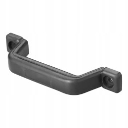 Solid black car trailer handle