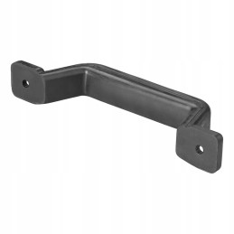 Solid black car trailer handle