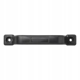 Solid black car trailer handle