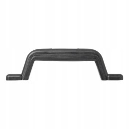 Solid black car trailer handle