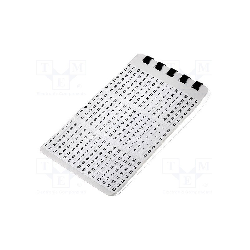 1 pcs x KSS WIRING - WMB-2 - A kit of cable labels, self-adhesive, 6.5mm