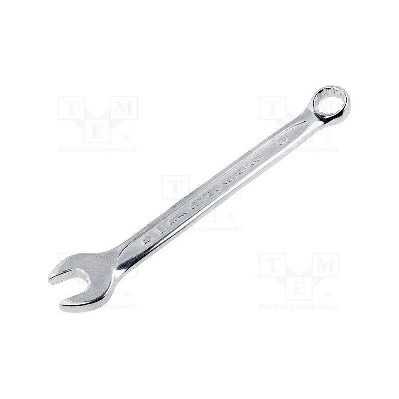1 pcs x BAHCO - 111M-8 - Wrench, combination spanner, 8mm, Overall len: 110mm, tool steel