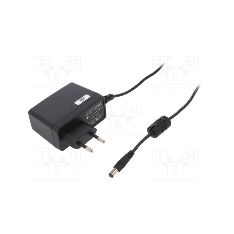 1 pcs x CELLEVIA POWER - CLW-2412-W2E-EA - Power supply: switched-mode, plug, 12VDC, 2A, 24W, Plug: EU, 82.09%