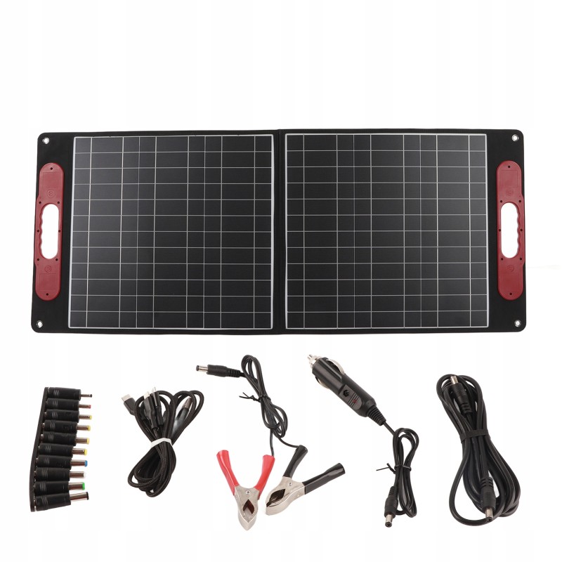 Folding solar panel 100w 16v pole flexible ipx4 waterproof r6