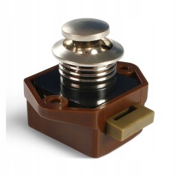 Keyless lock for cabinet pushlock snap handle camper trailer