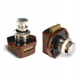 Keyless lock for cabinet pushlock snap handle camper trailer