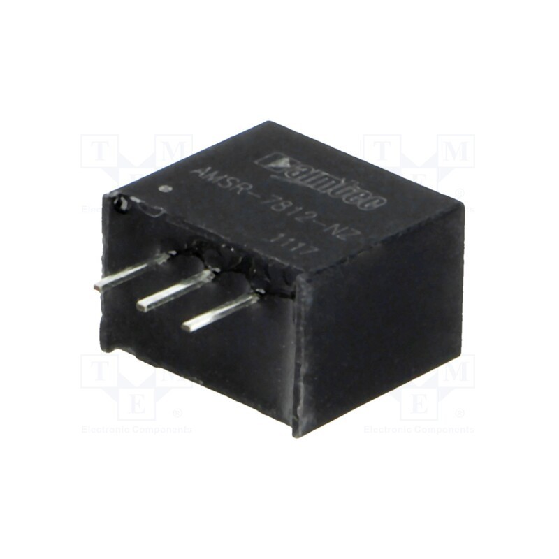 1 pcs x AIMTEC - AMSR-7812-NZ - Converter: DC/DC, 6W, Uin: 15÷32V, Uout: 12VDC, Iout: 500mA, SIP3