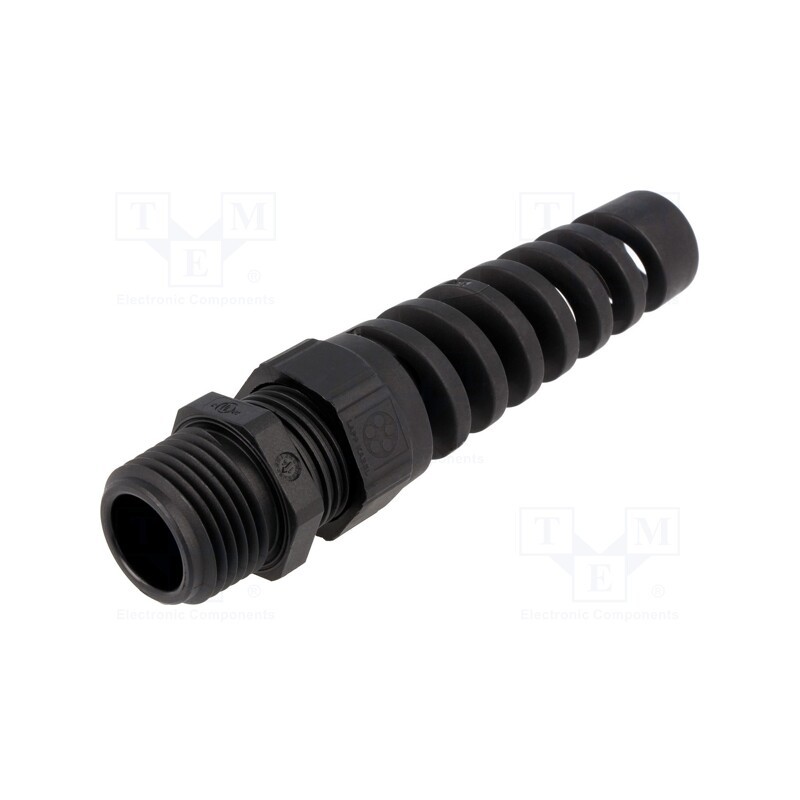 1 pcs x LAPP - 53016830 - Cable gland, with strain relief, NPT1/2', IP68, polyamide, black