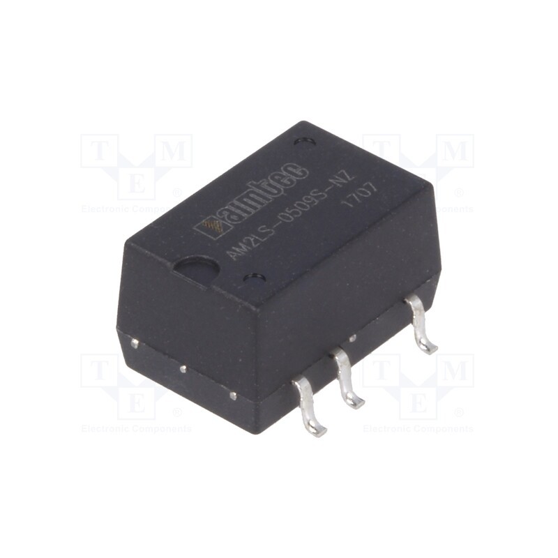 1 pcs x AIMTEC - AM2LS-0509S-NZ - Converter: DC/DC, 2W, Uin: 4.5÷5.5V, Uout: 9VDC, Iout: 222mA, SMD
