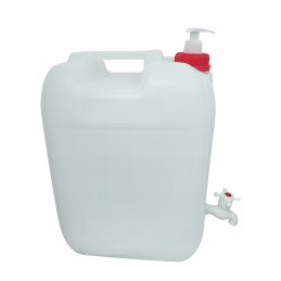 Water and soap canister 20l, outdoor washbasin