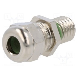 1 pcs x HUMMEL - 1.106.0800.35 - Cable gland, with long thread, M8, 1.25, IP68, brass, HSK-MINI