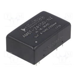 1 pcs x AIMTEC - AM6T-2415D-NZ - Converter: DC/DC, 6W, Uin: 18÷36V, Uout: 15VDC, Uout2: -15VDC, DIP24