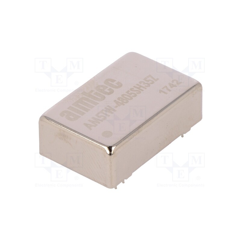 1 pcs x AIMTEC - AM5TW-4805SH35Z - Converter: DC/DC, 5W, Uin: 18÷72V, Uout: 5VDC, Iout: 1A, DIP24
