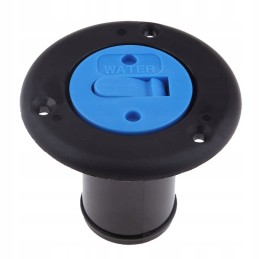 PVC water inlet 38 mm water black