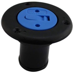 PVC water inlet 38 mm water black