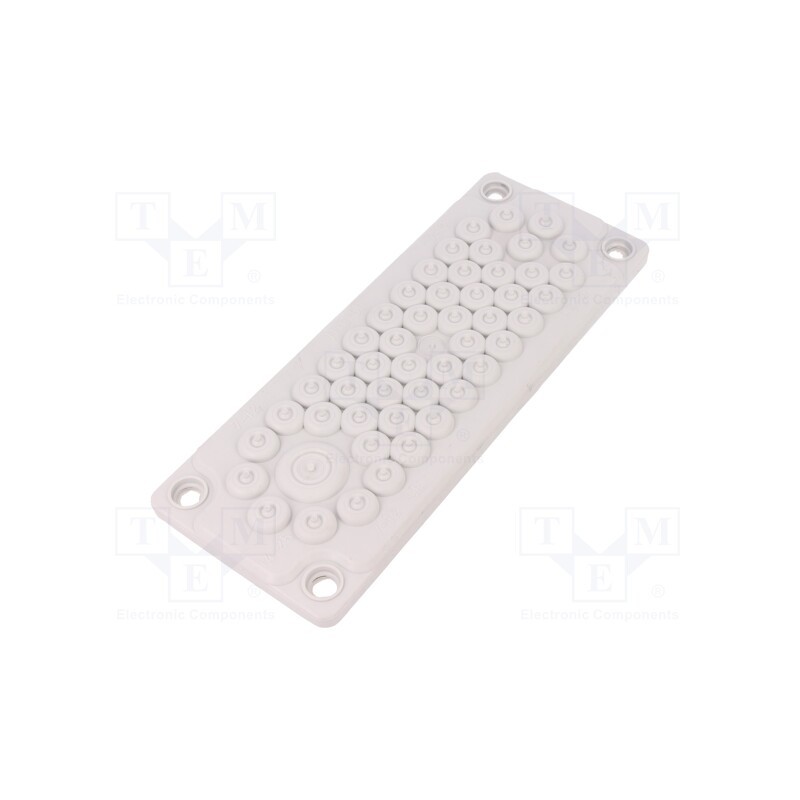 1 pcs x HT HI TECH POLYMERS - HTC-50-TPE - Multigate grommet, elastomer thermoplastic TPE, light grey