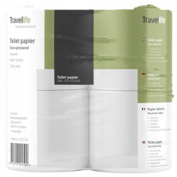 Travellife dissolvable toilet paper 4 rolls