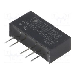 1 pcs x AIMTEC - AM1DS-0505DJZ - Converter: DC/DC, 1W, Uin: 4.5÷5.5V, Uout: 5VDC, Uout2: -5VDC, SIP7