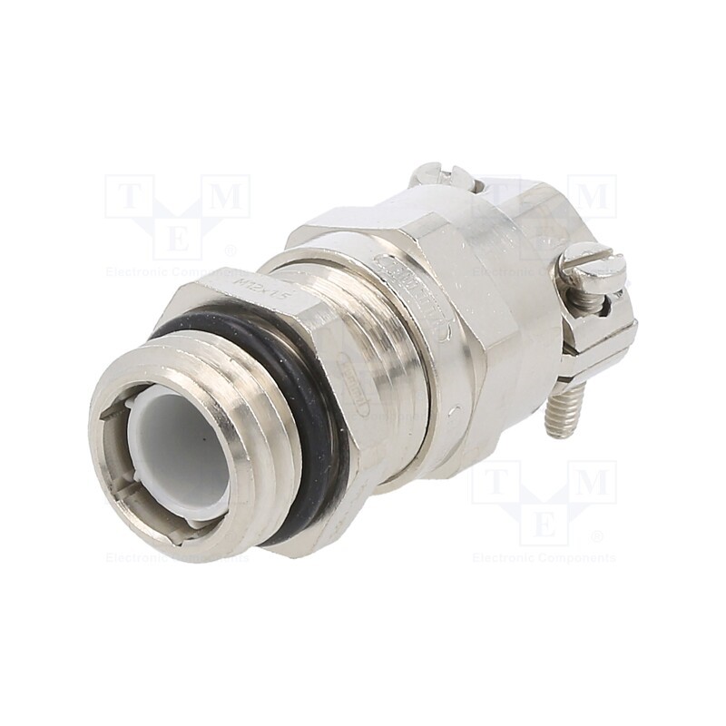 1 pcs x HUMMEL - 1.617.1200.50 - Cable gland, with earthing, M12, 1.5, IP68, brass, HSK-MZ-EMC-Ex