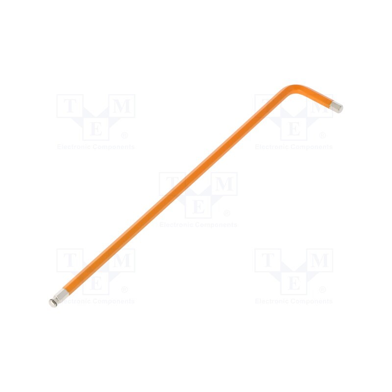 1 pcs x WIHA - 41973 - Wrench, hex key, HEX 3mm, Overall len: 128mm, MagicRing®