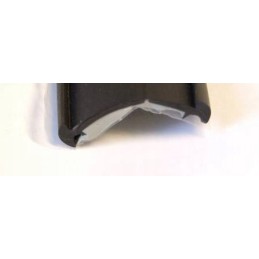 Rubber seal for the corner strip, black, caravan