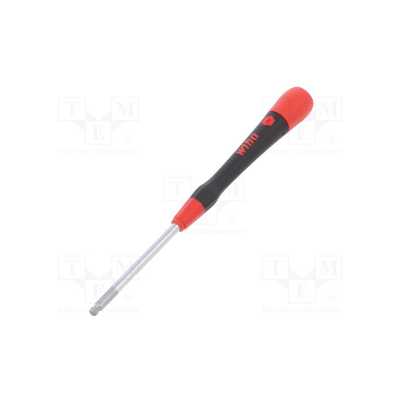 1 pcs x WIHA - 42439 - Screwdriver, hex key,spherical, precision, HEX 5/32'