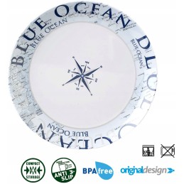 Brunner blue ocean deep soup plate, 21 cm