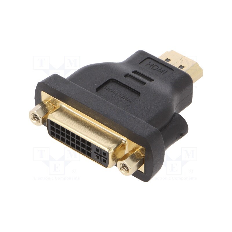 1 pcs x VENTION - ECCB0 - Adapter, HDMI 1.4, DVI-I (24+5) socket,HDMI plug, black