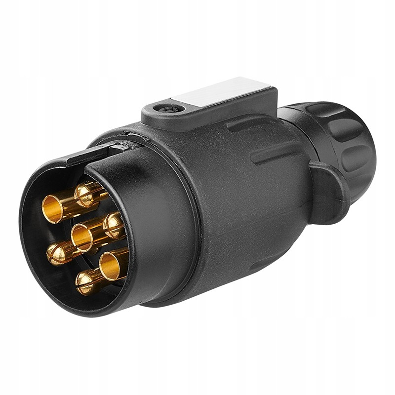 7-pin trailer plug with a magnet