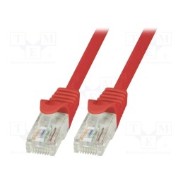 1 pcs x LOGILINK - CP2044U - Patch cord, U/UTP, 6, stranded, CCA, PVC, red, 1.5m, 24AWG