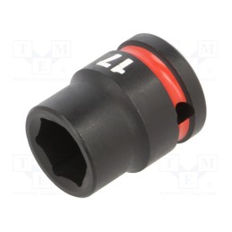 1 pcs x Milwaukee - 4932480311 - Socket, 6-angles,socket spanner,impact, HEX 17mm, 1/2', short