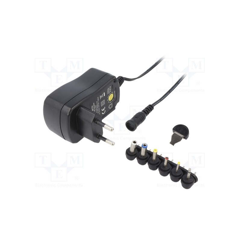 1 pcs x ESPE - ESPE-12UN-W2E - Power supply: switched-mode, universal,plug, 3VDC,, 1A, 12W