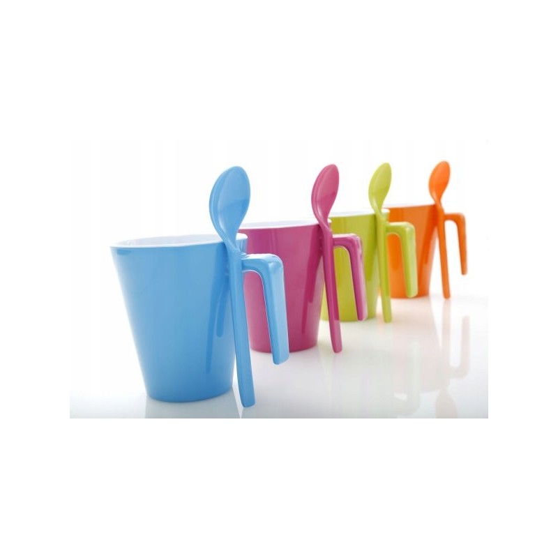 Unbreakable mug spoon brunner