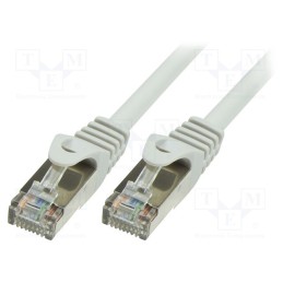 1 pcs x LOGILINK - CP1062D - Patch cord, SF/UTP, 5e, stranded, CCA, PVC, grey, 3m, 26AWG