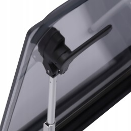 External ventilation window of the caravan
