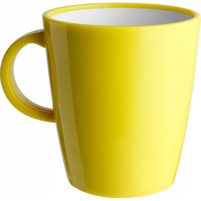 Brunner flame melamine mug with handle, 300 ml