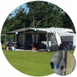 Awning clips, set of 3, camping clamp