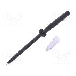 1 pcs x STu00c4UBLI - 24.0239-21 - Test probe, 1A, black, Tip diameter: 2mm, Socket size: 2mm
