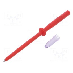 1 pcs x STu00c4UBLI - 24.0239-22 - Test probe, 1A, red, Tip diameter: 2mm, Socket size: 2mm