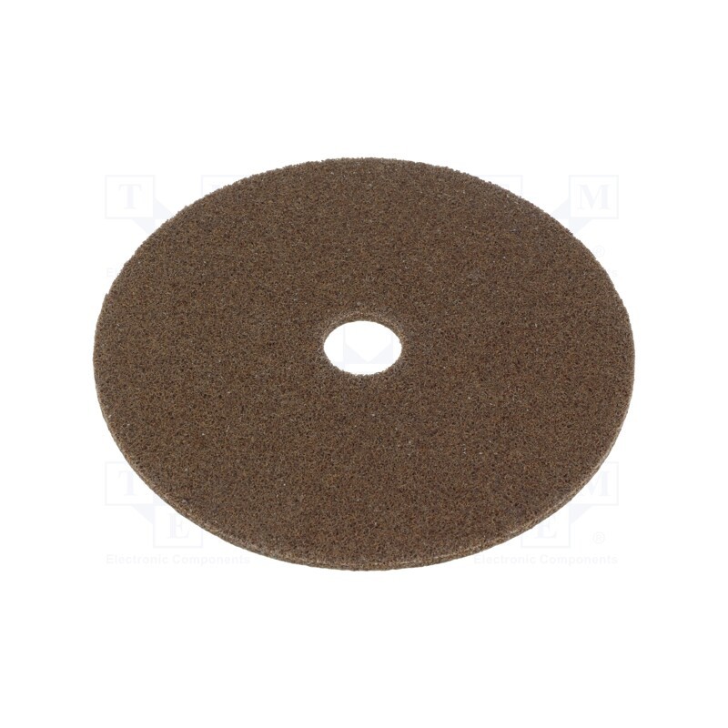 1 pcs x HURAGAN - XL-UW 6A MED 150X 3X 22MM - Wheel, fleece, Dim: Ø150x3mm, Mount.hole diam: 22mm