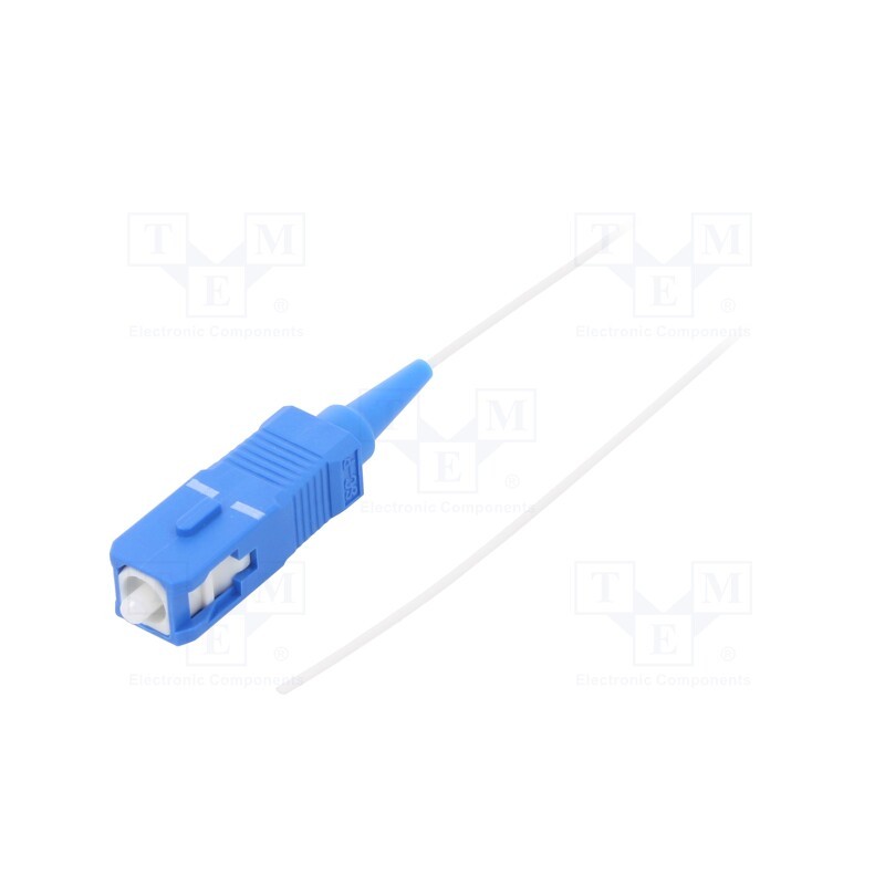 1 pcs x QOLTEC - 54105 - Optic fiber pigtail, SC/UPC, 1m, Optical fiber: 9/125um, LSZH