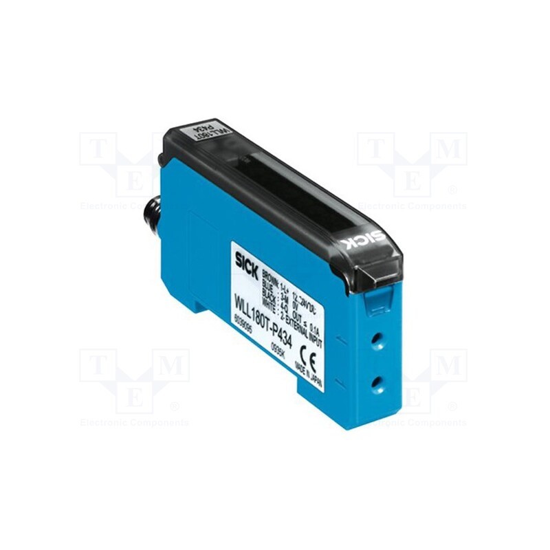 1 pcs x SICK - WLL180T-P434 - Sensor: optical fiber amplifier, PNP, IP50, 12÷24VDC, 31.2kHz