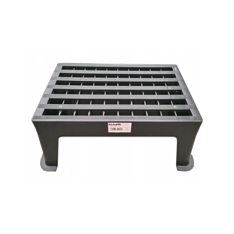 Plastic entry step for 200kg in front of a trailer or camper