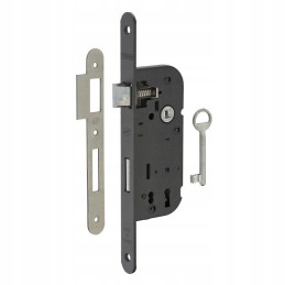 Nf mortise lock 1 2 turn v br 12209