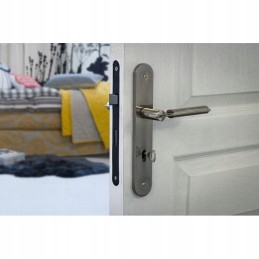 Nf mortise lock 1 2 turn v br 12209