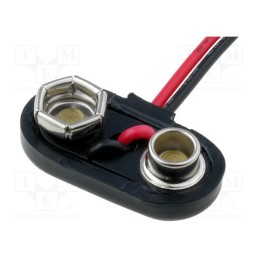 1 pcs x KEYSTONE - 237-M - 6F22 connector, 6F22,6LR61, Type: transversal (low profile)