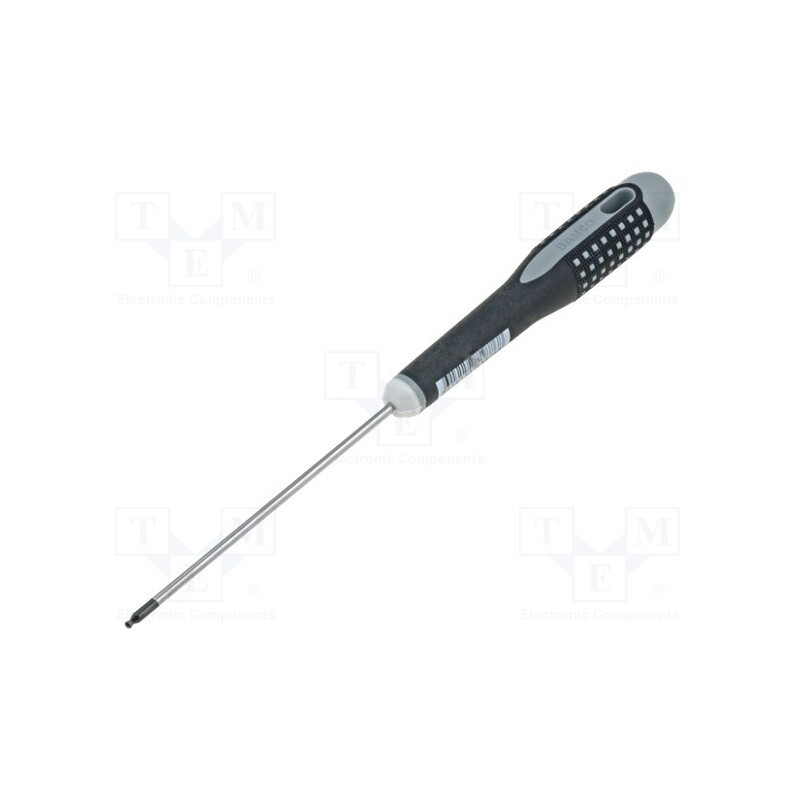 1 pcs x BAHCO - BE-8702 - Screwdriver, hex key,spherical, HEX 2mm, ERGO®