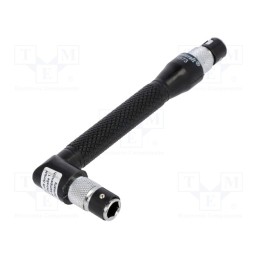 1 pcs x WOLFCRAFT - 1573000 - Screwdriver handle, angular, 102mm, for hex bits 1/4'